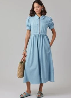 McCall's Sewing Pattern 8553 Zip Front Dress