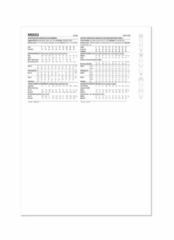 McCall's Sewing Pattern 8553 Zip Front Dress -Jaycotts Shop M8553 envelope back