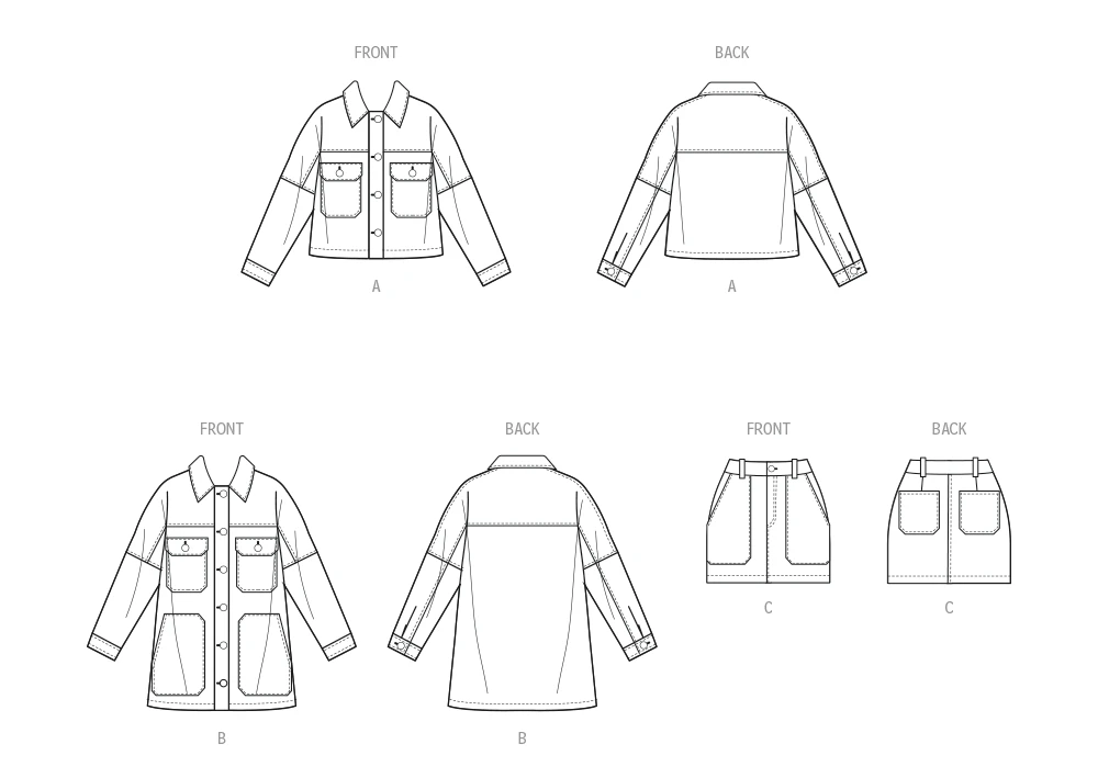 McCall's Sewing Pattern 8561 Misses' Jacket In Two Lengths And Skirt 10 McCall's Sewing Pattern 8561 Misses' Jacket In Two Lengths And Skirt - Image 10