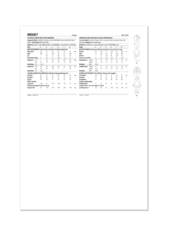 McCall's Sewing Pattern 8567 Children's Jumpsuit -Jaycotts Shop M8567 envelope back