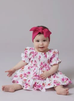 McCall's Sewing Pattern 8591 Babies' Romper, Dresses And Headband