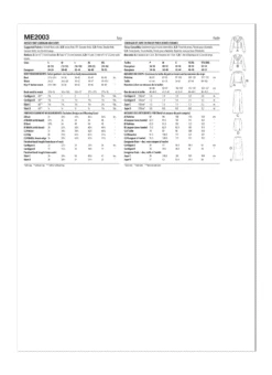 Know Me Sewing Pattern 2003 Knit Cardigan And Skirt By Alissah Threads -Jaycotts Shop ME2003 envelope back