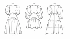 Know Me Pattern 2016 Misses' Dress By Beaute' J'adore -Jaycotts Shop ME2016 line art