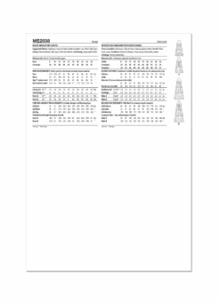 Know Me Sewing Pattern 2038 Dress In Two Lengths 13 Know Me Sewing Pattern 2038 Dress In Two Lengths -Jaycotts Shop ME2038 envelope back