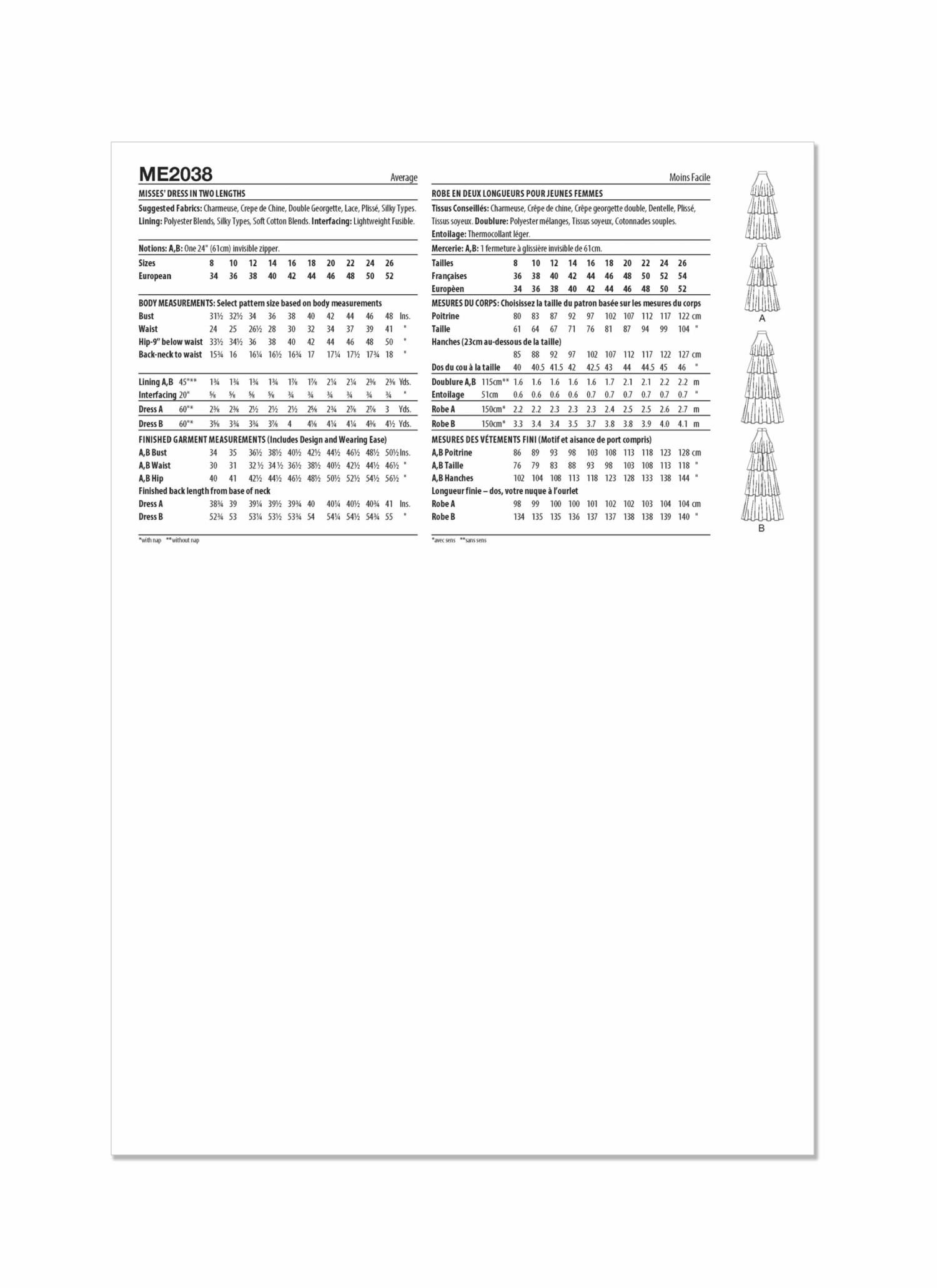 Know Me Sewing Pattern 2038 Dress In Two Lengths 6 Know Me Sewing Pattern 2038 Dress In Two Lengths - Image 6