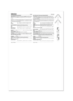 Know Me Sewing Pattern 2055 Bodysuit And Cargo Sweatpants By The Corny Rainbow -Jaycotts Shop ME2055 envelope back