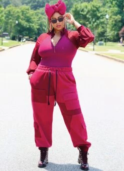 Know Me Sewing Pattern 2055 Bodysuit And Cargo Sweatpants By The Corny Rainbow
