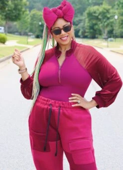 Know Me Sewing Pattern 2055 Bodysuit And Cargo Sweatpants By The Corny Rainbow -Jaycotts Shop ME2055 product hires 02