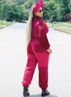 Know Me Sewing Pattern 2055 Bodysuit And Cargo Sweatpants By The Corny Rainbow -Jaycotts Shop ME2055 product hires 03