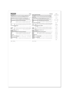 Know Me Sewing Pattern 2056 Men's Shirt And Pants By Donny Q -Jaycotts Shop ME2056 envelope back