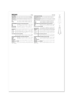 Know Me Sewing Pattern 2062 Misses' Overalls By Alisha Grace 12 Know Me Sewing Pattern 2062 Misses' Overalls By Alisha Grace -Jaycotts Shop ME2062 envelope back