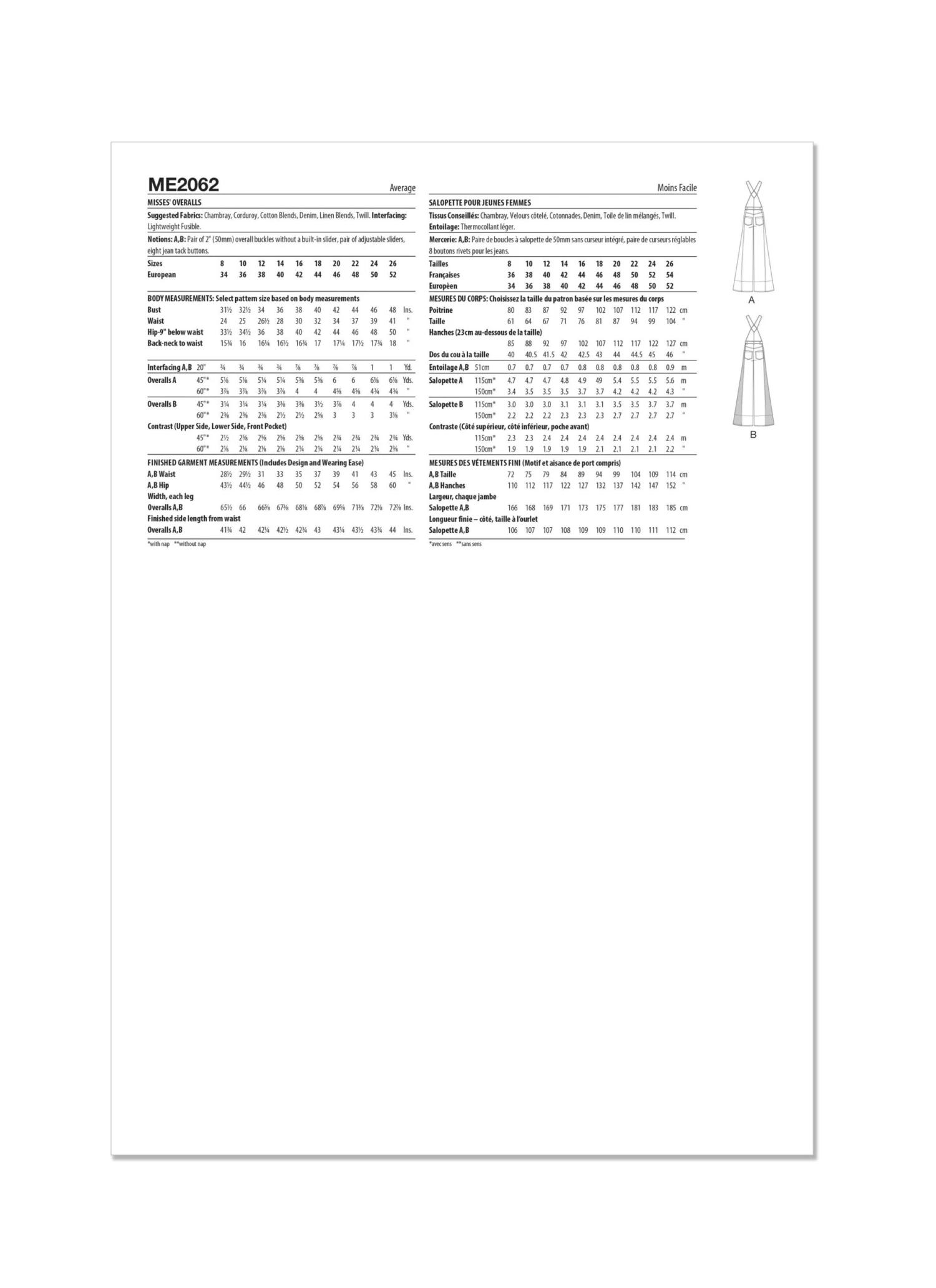 Know Me Sewing Pattern 2062 Misses' Overalls By Alisha Grace 6 Know Me Sewing Pattern 2062 Misses' Overalls By Alisha Grace - Image 6