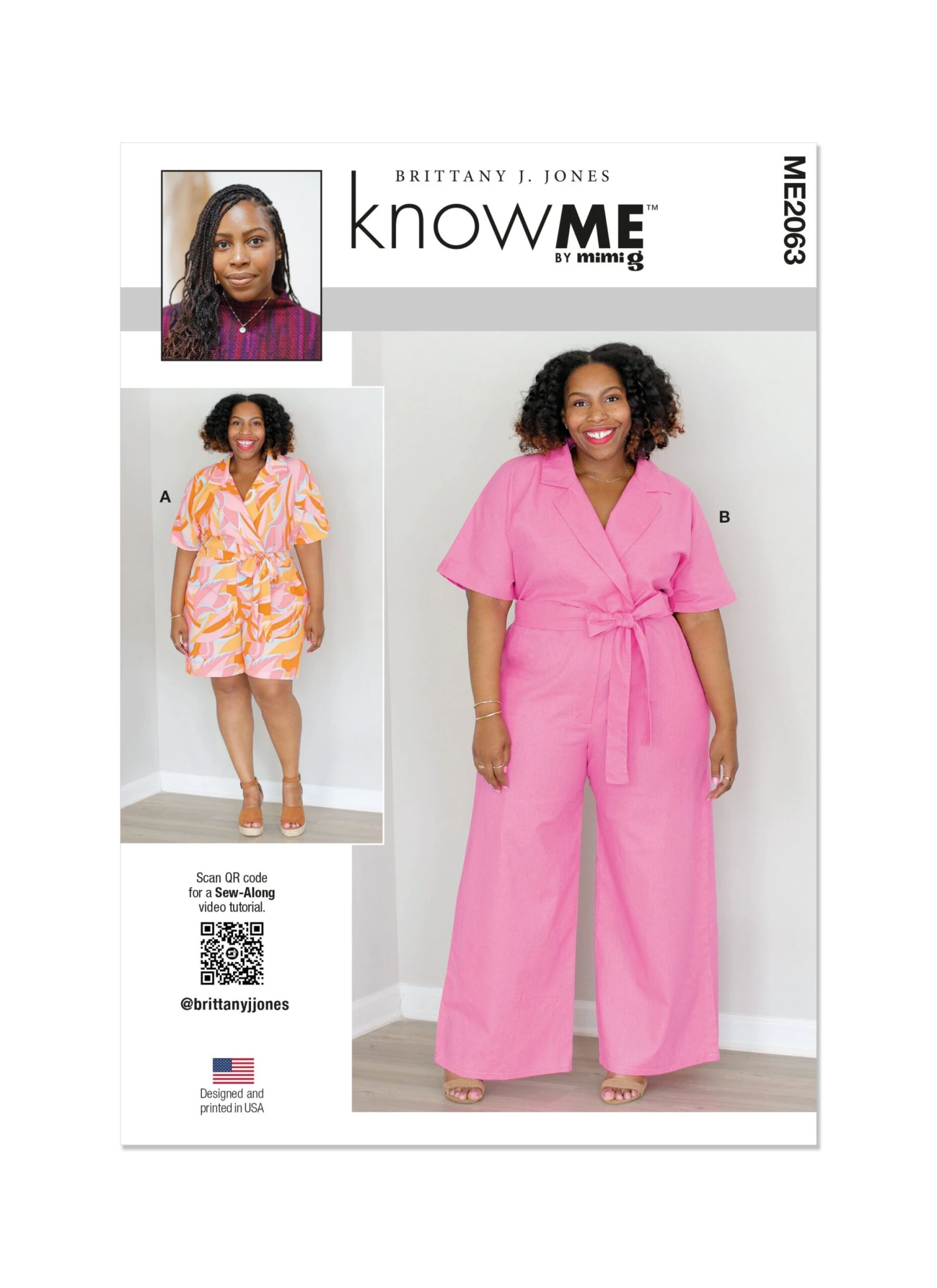 Know Me Sewing Pattern 2063 Romper And Jumpsuit By Brittany J. Jones 2 Know Me Sewing Pattern 2063 Romper And Jumpsuit By Brittany J. Jones - Image 2