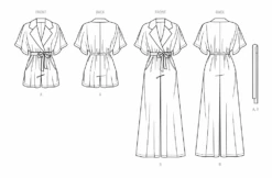 Know Me Sewing Pattern 2063 Romper And Jumpsuit By Brittany J. Jones 11 Know Me Sewing Pattern 2063 Romper And Jumpsuit By Brittany J. Jones -Jaycotts Shop ME2063 line art