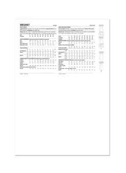 Know Me Sewing Pattern 2067 Misses' Dresses By The Stitch Fitz -Jaycotts Shop ME2067 envelope back