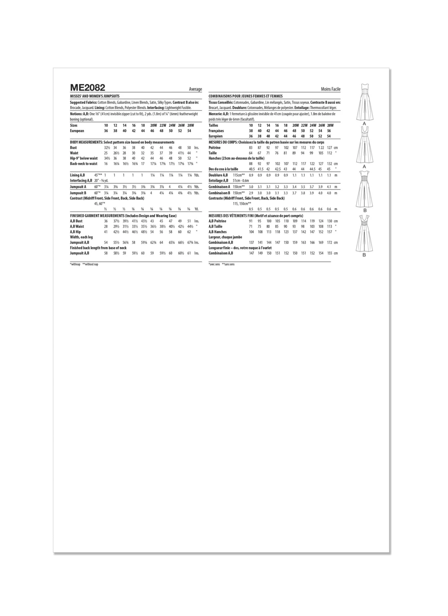 Know Me Sewing Pattern KM2082 Jumpsuits By Keechii B Style 4 Know Me Sewing Pattern KM2082 Jumpsuits By Keechii B Style - Image 4