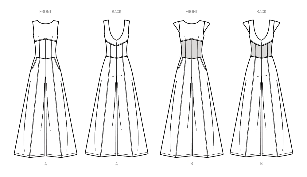 Know Me Sewing Pattern KM2082 Jumpsuits By Keechii B Style 7 Know Me Sewing Pattern KM2082 Jumpsuits By Keechii B Style - Image 7