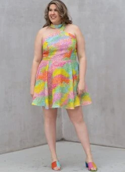 Know Me Sewing Pattern 2085 Dress In Two Lengths By Alisha Grace -Jaycotts Shop ME2085 03