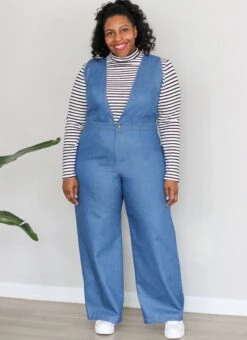 Know Me Sewing Pattern 2096 Misses' Tops And Jumpsuit By Brittany J. Jones