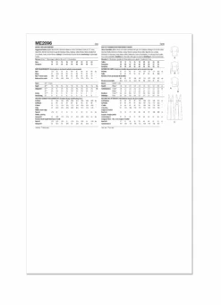 Know Me Sewing Pattern 2096 Misses' Tops And Jumpsuit By Brittany J. Jones -Jaycotts Shop ME2096 envelope back