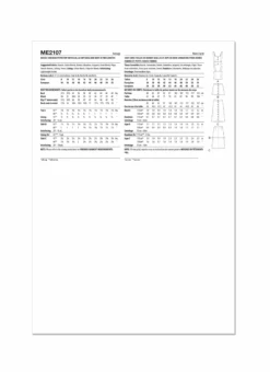 Know Me Sewing Pattern 2107 Misses' And Miss Petite Top And Skirt By Raven Maureen -Jaycotts Shop ME2107 envelope back