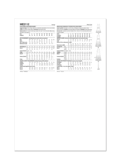 Know Me Sewing Pattern 2112 Misses' Dress And Belt By Holly Darling 14 Know Me Sewing Pattern 2112 Misses' Dress And Belt By Holly Darling -Jaycotts Shop ME2112 envelope back