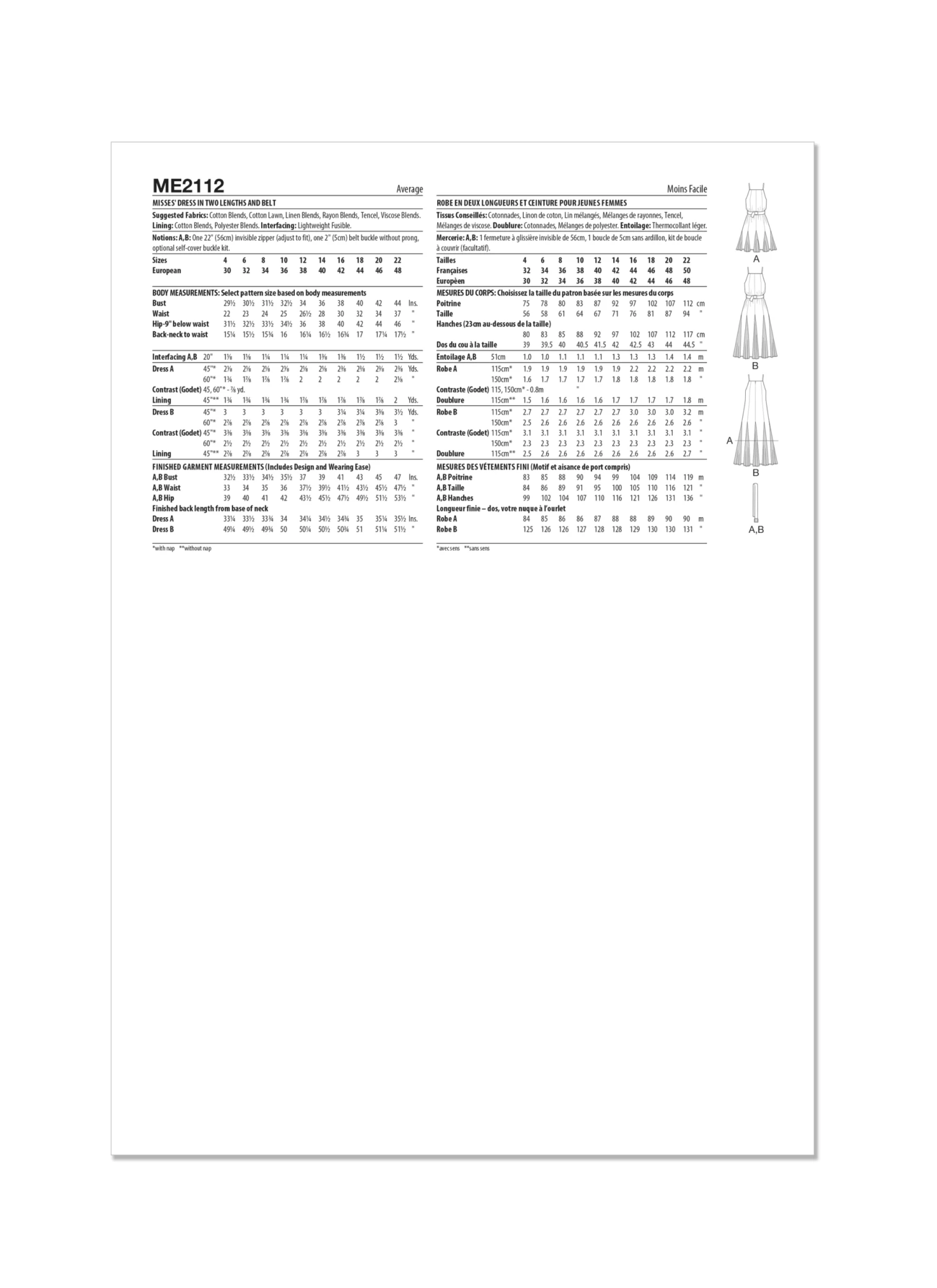 Know Me Sewing Pattern 2112 Misses' Dress And Belt By Holly Darling 7 Know Me Sewing Pattern 2112 Misses' Dress And Belt By Holly Darling - Image 7
