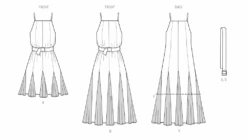 Know Me Sewing Pattern 2112 Misses' Dress And Belt By Holly Darling 15 Know Me Sewing Pattern 2112 Misses' Dress And Belt By Holly Darling -Jaycotts Shop ME2112 line art