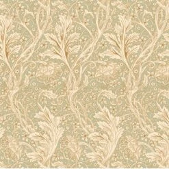 V&A Morris' Muses Organic Cotton Fabric, Arcadia