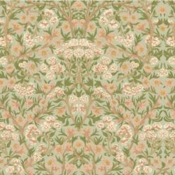 V&A Morris' Muses Organic Cotton Fabric, Blossom