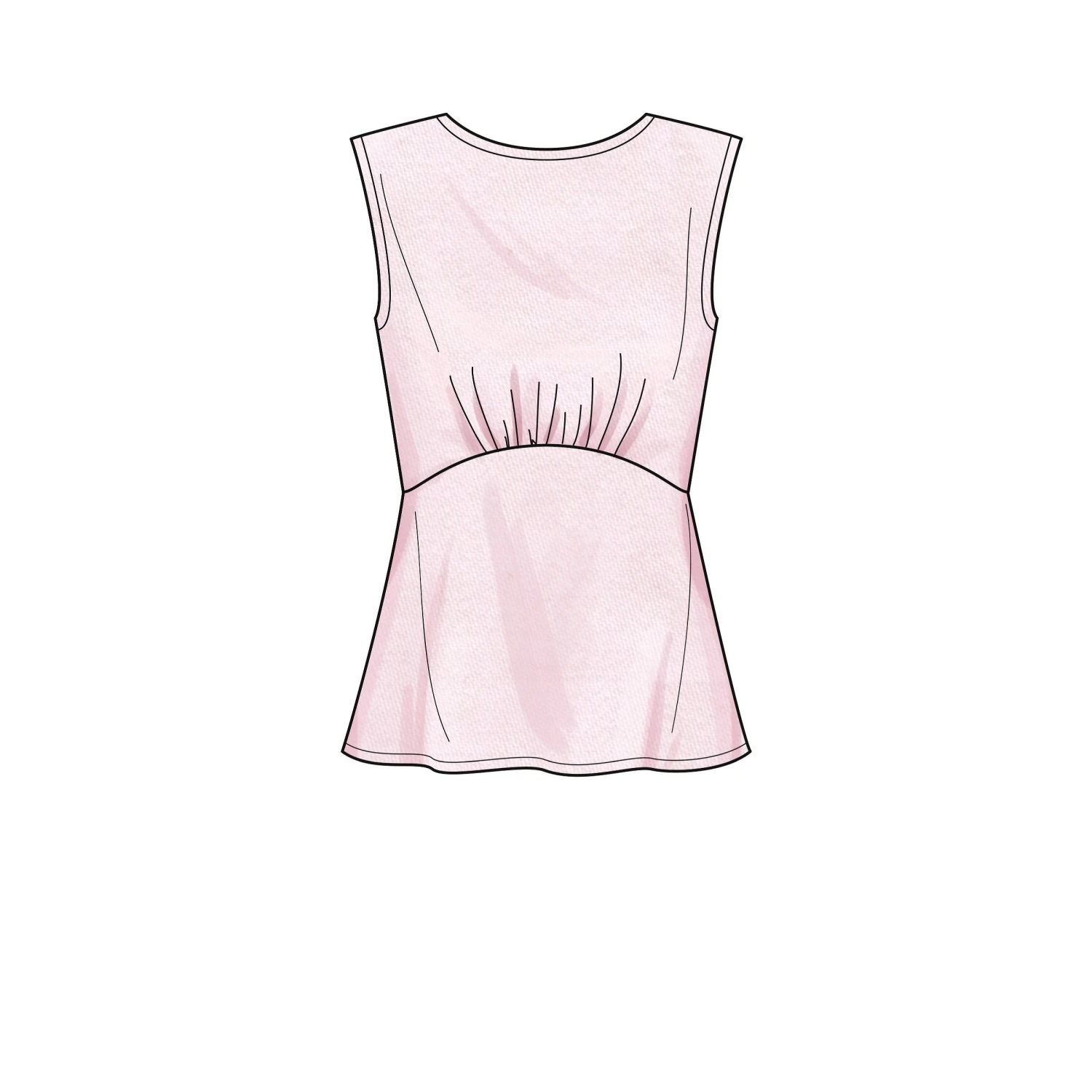 New Look Sewing Pattern 6656 Top 5 New Look Sewing Pattern 6656 Top - Image 5