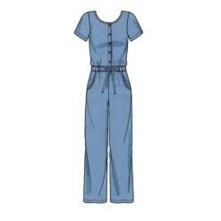 New Look Sewing Pattern 6661 Relaxed Fit Jumpsuit -Jaycotts Shop N6661 02
