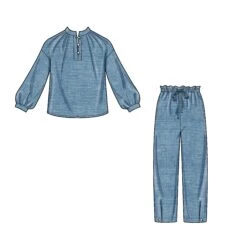 New Look Sewing Pattern 6704 Top And Pull-On Pants -Jaycotts Shop N6704 product hires 02