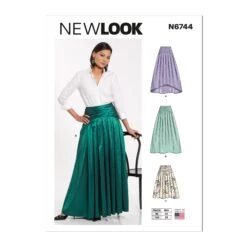 New Look Sewing Pattern 6744 Misses' Skirt -Jaycotts Shop N6744 envelope front