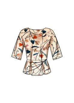 New Look Sewing Pattern 6753 Peplum Top -Jaycotts Shop N6753product hires 02