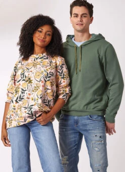 New Look Sewing Pattern 6759 And Men's Sweatshirts
