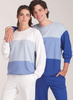 New Look Sewing Pattern 6772 Unisex Knit Top And Pants -Jaycotts Shop N6772 01