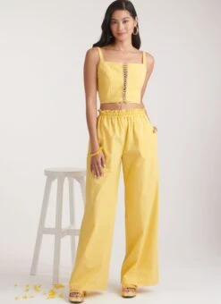 New Look Sewing Pattern 6779 Bra Top And Pants