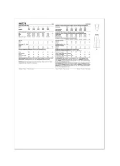 New Look Sewing Pattern 6779 Bra Top And Pants -Jaycotts Shop N6779 envelope back