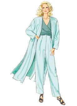 New Look Sewing Pattern 6796 Coat, Tops And Trousers -Jaycotts Shop N6796 02