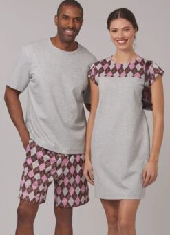 New Look Sewing Pattern 6805 Unisex Sleepwear