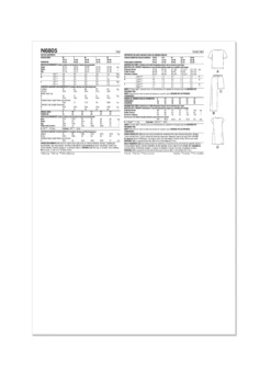 New Look Sewing Pattern 6805 Unisex Sleepwear -Jaycotts Shop N6805 envelope back