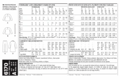 New Look NL6170 Toddlers' And Child's Pyjamas Pattern -Jaycotts Shop NL 6170 envelope