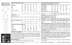 New Look NL6216 Misses' Knit Tops And Pants | Easy -Jaycotts Shop NL 6216 env back