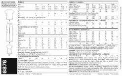 New Look NL6876 Misses' And Mens' Scrubs Sewing Pattern -Jaycotts Shop NL 6876 envelope