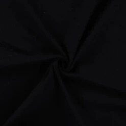 GOTS Organic Cotton Jersey Fabric, Black