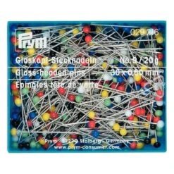 Prym Glass-Headed Pins, 200 Pack