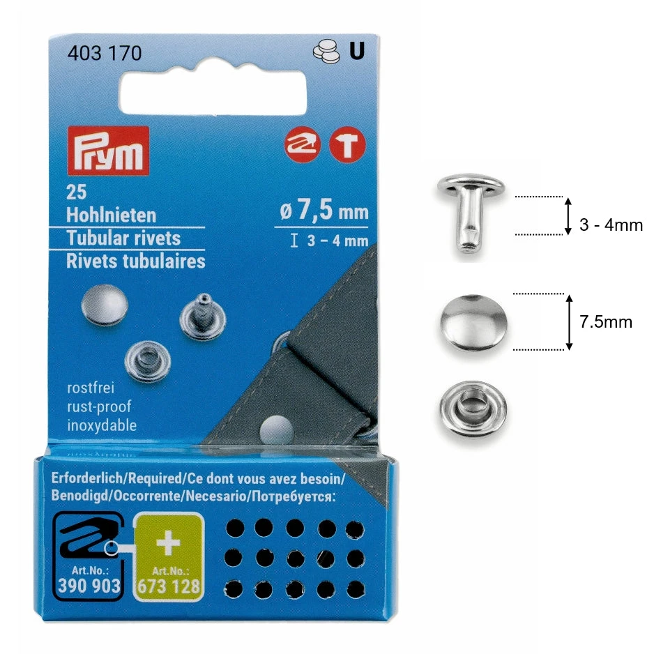 Prym Vario Creative Tubular Rivet Sets 3 Prym Vario Creative Tubular Rivet Sets - Image 3