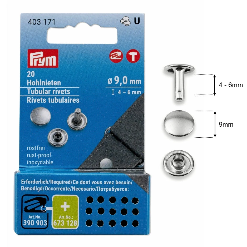 Prym Vario Creative Tubular Rivet Sets 4 Prym Vario Creative Tubular Rivet Sets - Image 4