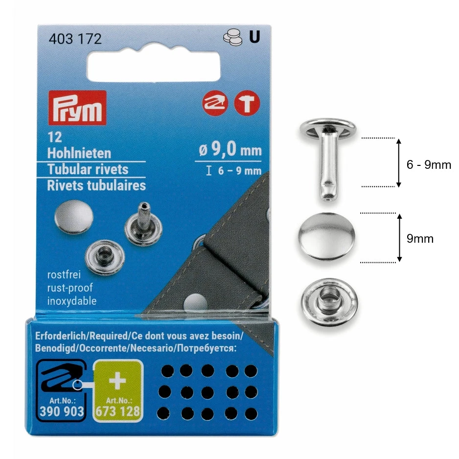 Prym Vario Creative Tubular Rivet Sets 5 Prym Vario Creative Tubular Rivet Sets - Image 5